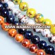 Customized Colorful Bigger Beads Wholesale Porcelain Round Beads